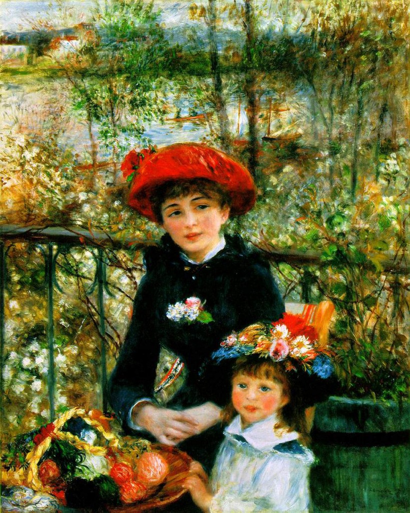 On the Terrace Pierre Auguste Renoir（1841 1919  819x1024 Wrap the Fine Art of Renoir around Your Shoulder with the Renoir’s Dream Shawl Collection