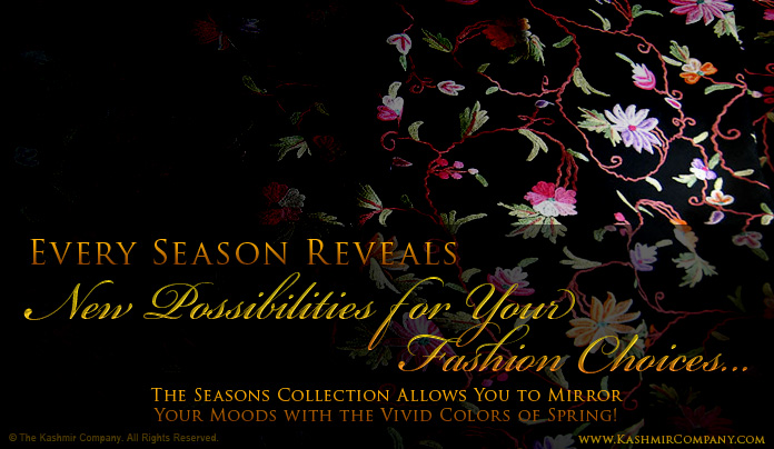 Spring Shawls by The Kashmir Company