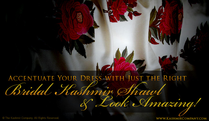 Bridal Wedding Shawls by The Kashmir Company
